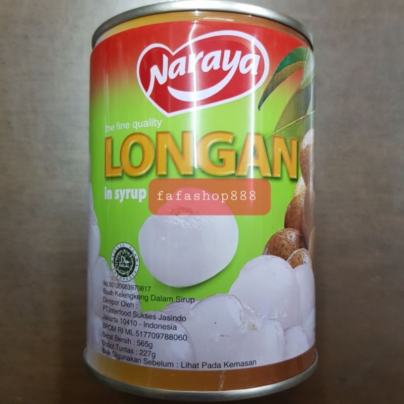 

Longan in syrup Naraya 565gr