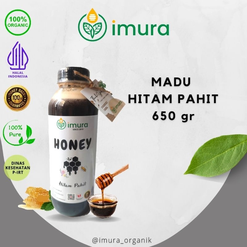 

IMURA Madu Hitam Pahit 650 gram Black Honey