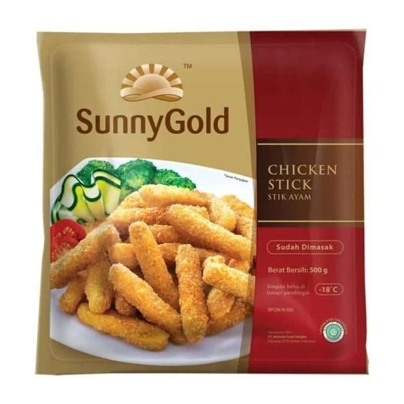 

Sunny Gold Naget Ayam Stick / Chicken Nugget Stick | Berat Bersih 500gr