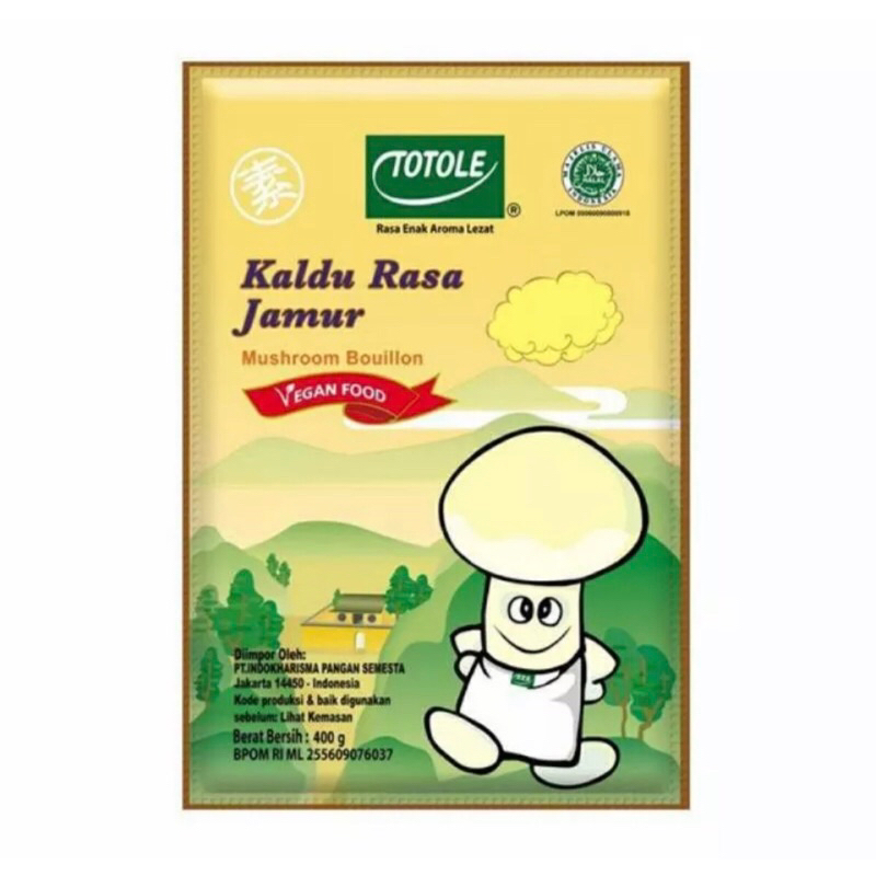 

Totole Kaldu Jamur 400gr exp 2026