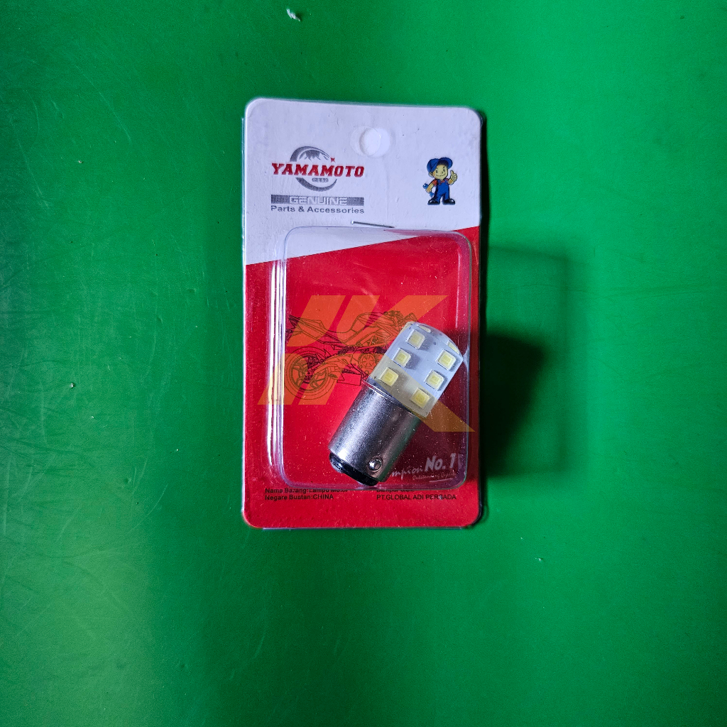 Dop Stop LED Putih / Bohlamp Stop Motor Universal Yamamoto