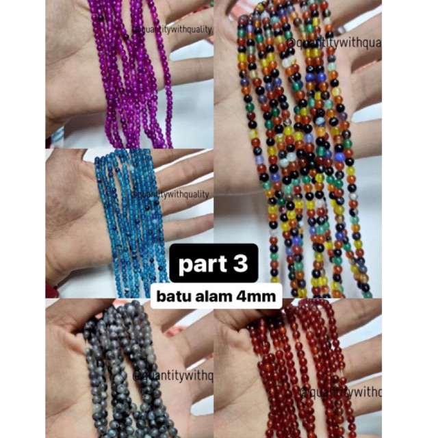 BATU ALAM 4MM BULAT PART 3