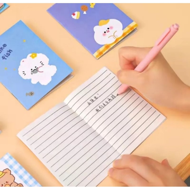 

buku diary mini gambar lucu design korea/mini diary lucu/buku mini/buku saku lucu