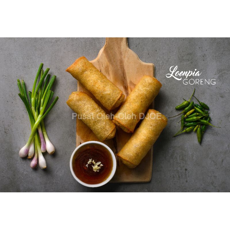 

Lumpia Semarang Frozen DJOE / Varian Super (rebung, telur, ayam) / Vacuum Packed / Oleh-Oleh Khas Semarang