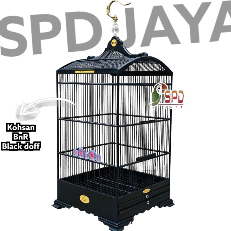 SANGKAR KANDANG KOSAN KOHSAN BnR BLACK DOFF