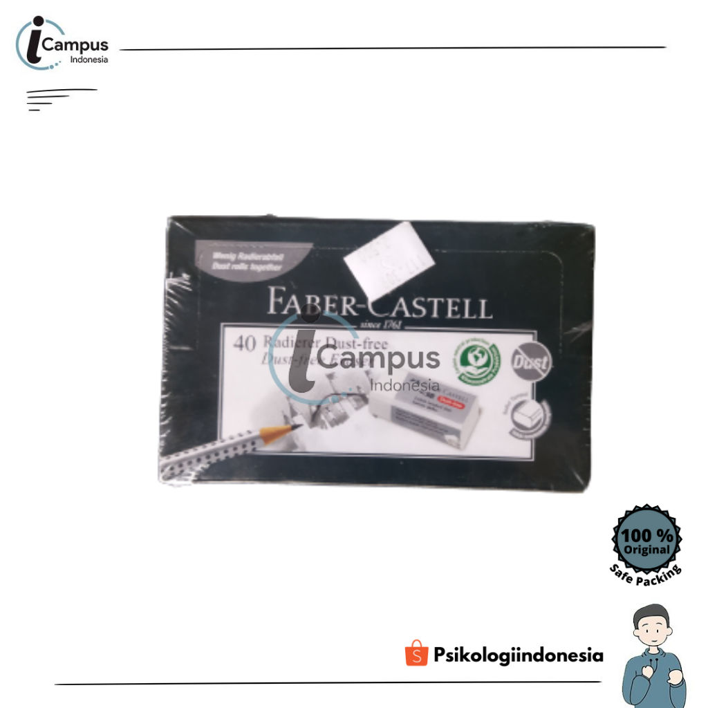 

PENGHAPUS FABER C DUST FREE PUTIH 187230