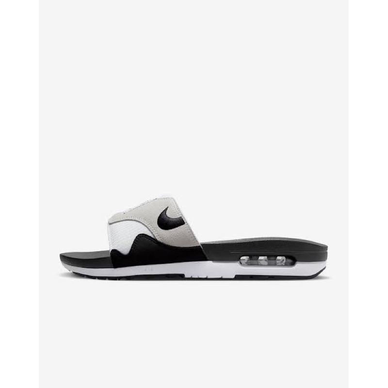 JUAL SENDAL NIKE AIRMAX 1 SANDAL WHITE / LIGHT NEUTRAL GREY / BLACK