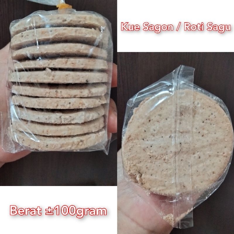 

Kue Sagu / Roti Sagu / Kue Sagon / Kue Kelapa / Keripik Sagu Khas Pontianak / Kue Jadul / Oleh oleh Pontianak