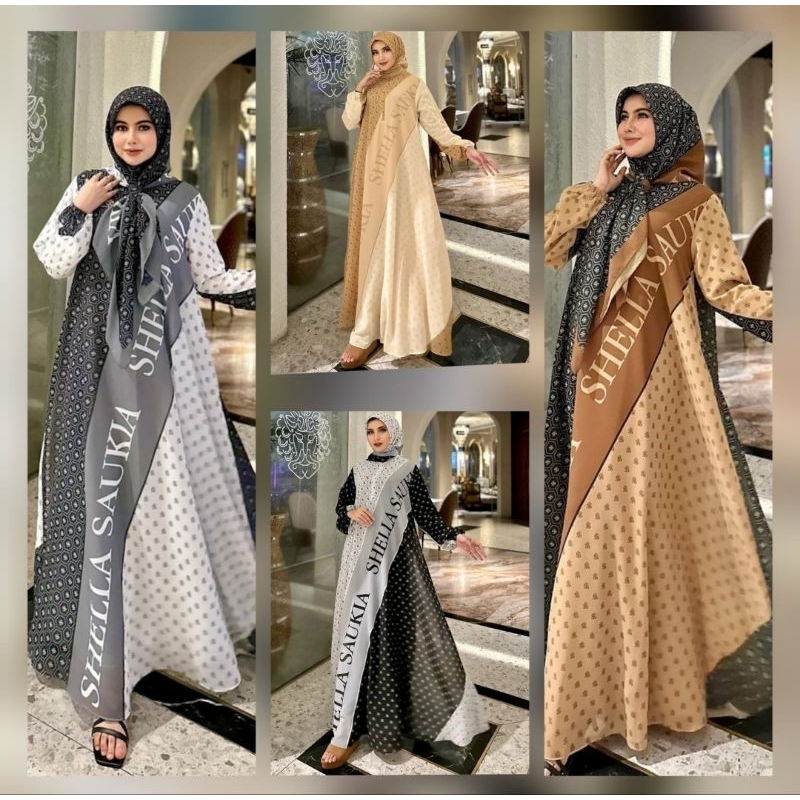 Gamis Shellasaukia Set Hijab