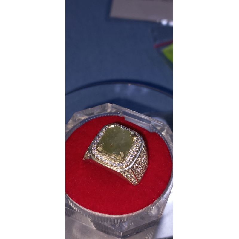 natural green sapphire