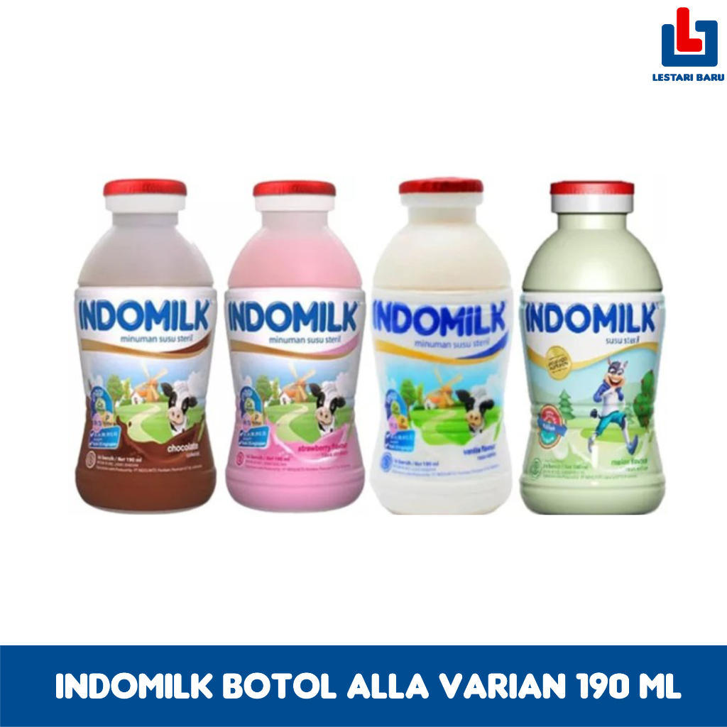 

SusuUht Indomilk Botol alla Varian 190 ml