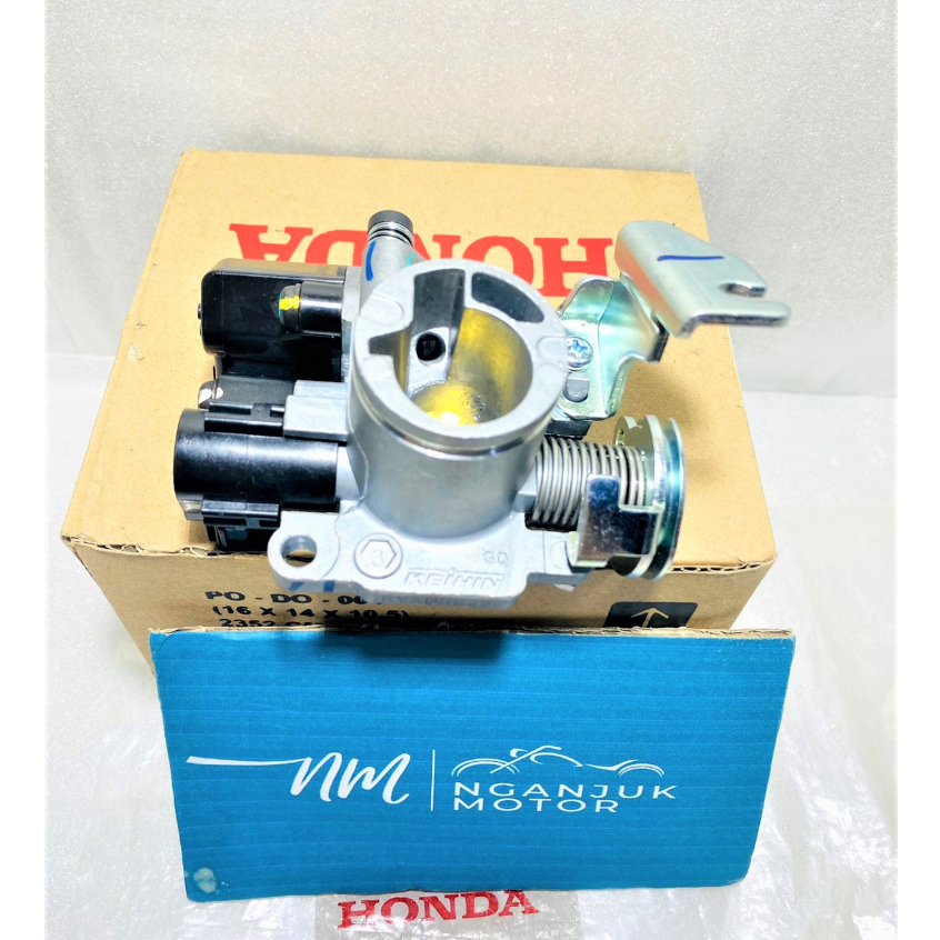 THROTTLE BODY TB HONDA BEAT FI SCOOPY FI VARIO 110 FI SPACY FI TAHUN 2014 2015 2016 2017 2018 2019 2