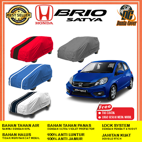 Cover Mobil Honda Brio Satya Anti Air Waterproof Outdoor Uv Protection, SELIMUT MOBIL, SARUNG MOBIL 