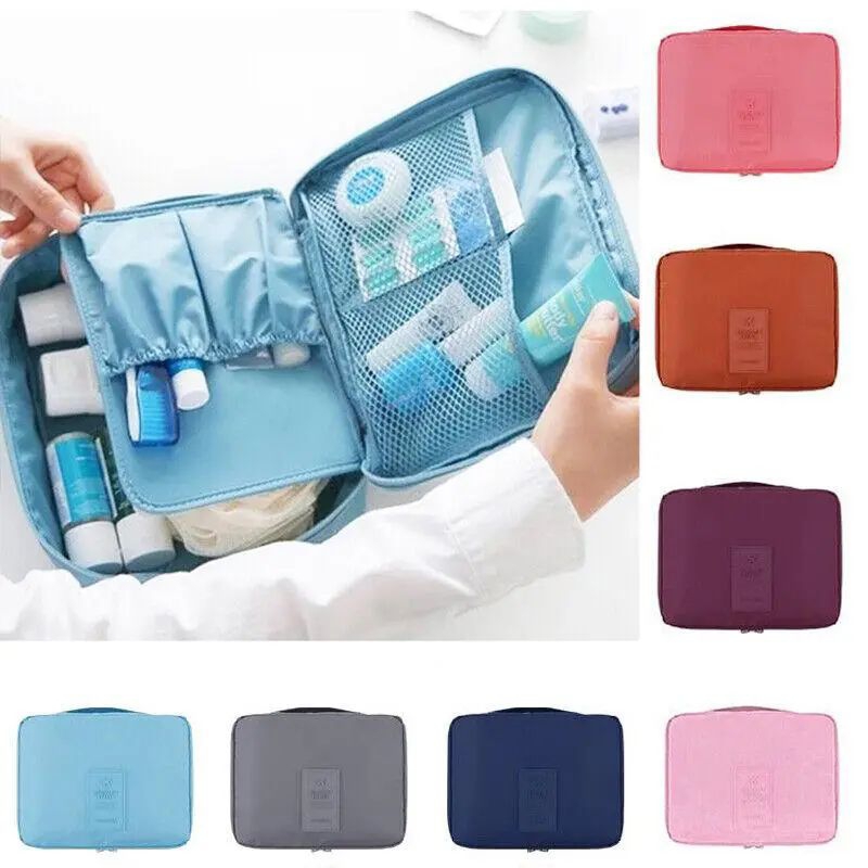 Tas Makeup Wanita Luar Ruangan Tas Kosmetik Wanita Organizer Perlengkapan Mandi Wanita Kotak Make Up