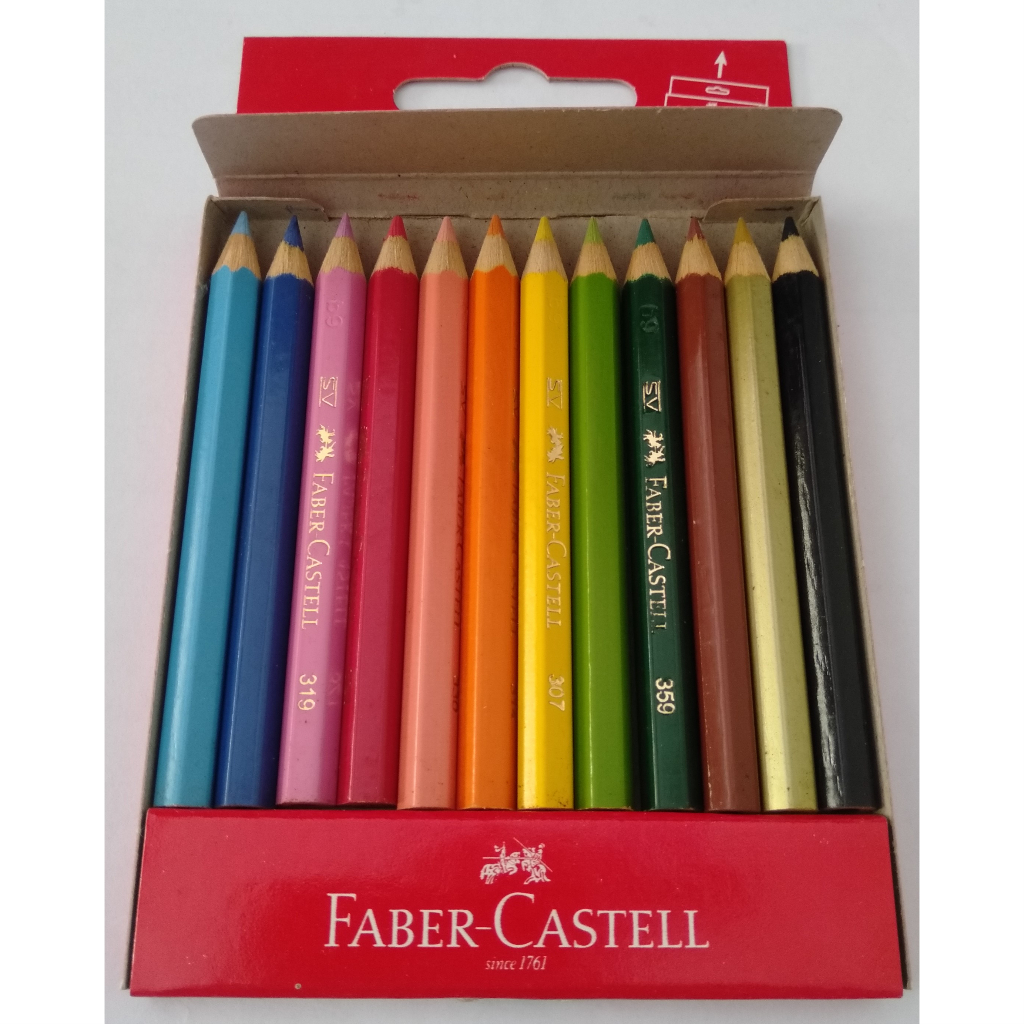 

PENSIL WARNA FABER CASTELL 12 WARNA PENDEK