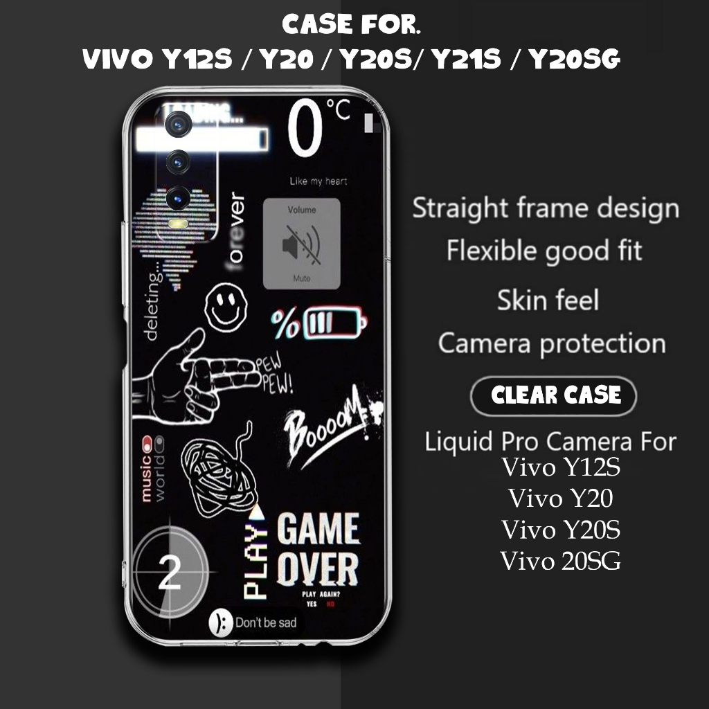 CASE VIVO Y12S / Y20 / Y20S / Y20S G [NASA TICKET] TERLARIS CASING VIVO Y12S / Y20 / Y20S / Y20S G T