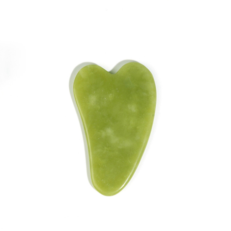 27HH Face Roller Pemijat Wajah / Roller Facial Massage / Batu Giok Kesehatan-LOVE HIJAU