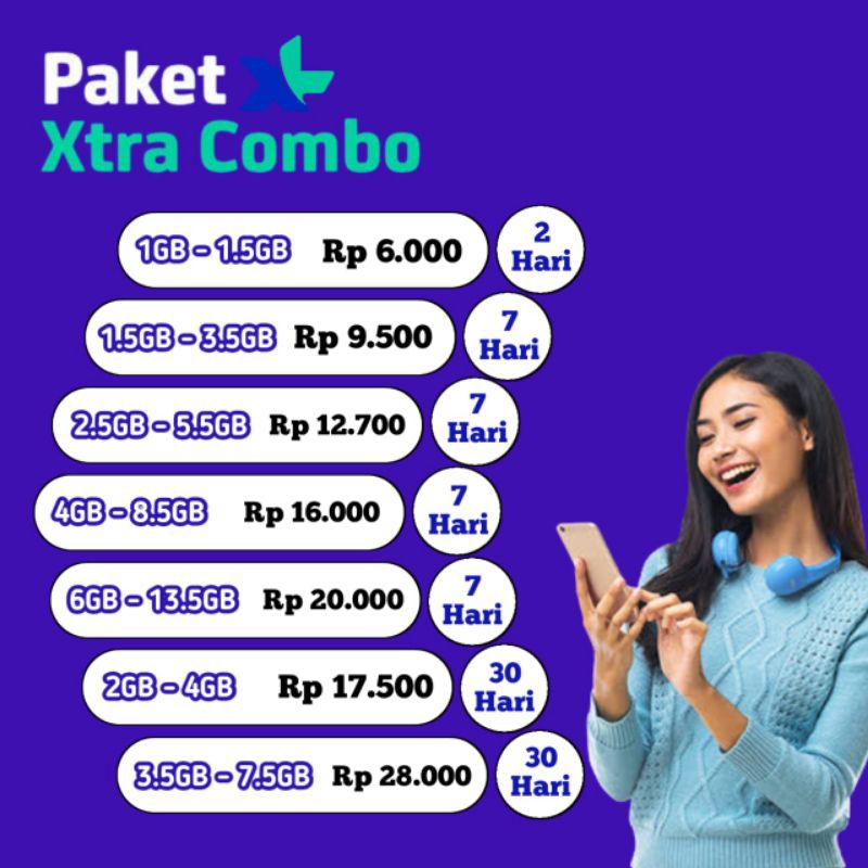 Paket Data XL Xtra Combo