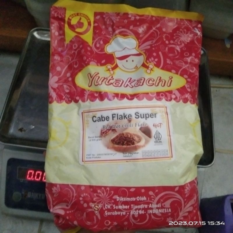 

Yutakachi cabe flake repack 50 Gram