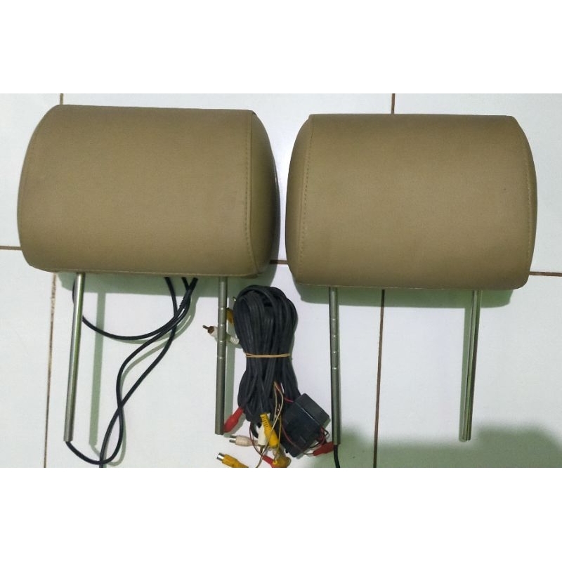 TV Headrest AVX 7" copotan layar Bening