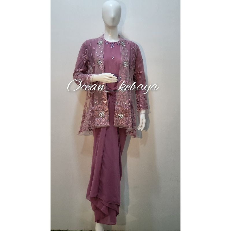 Oneset dress outer rania tulle