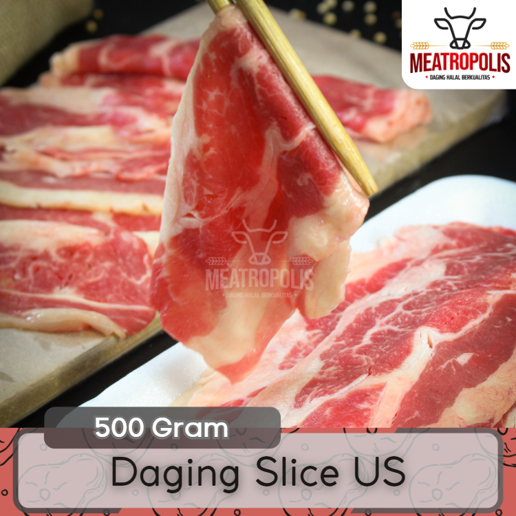 Daging Slice US | Daging Sapi Iris Shortplate Yoshinoya 500gr