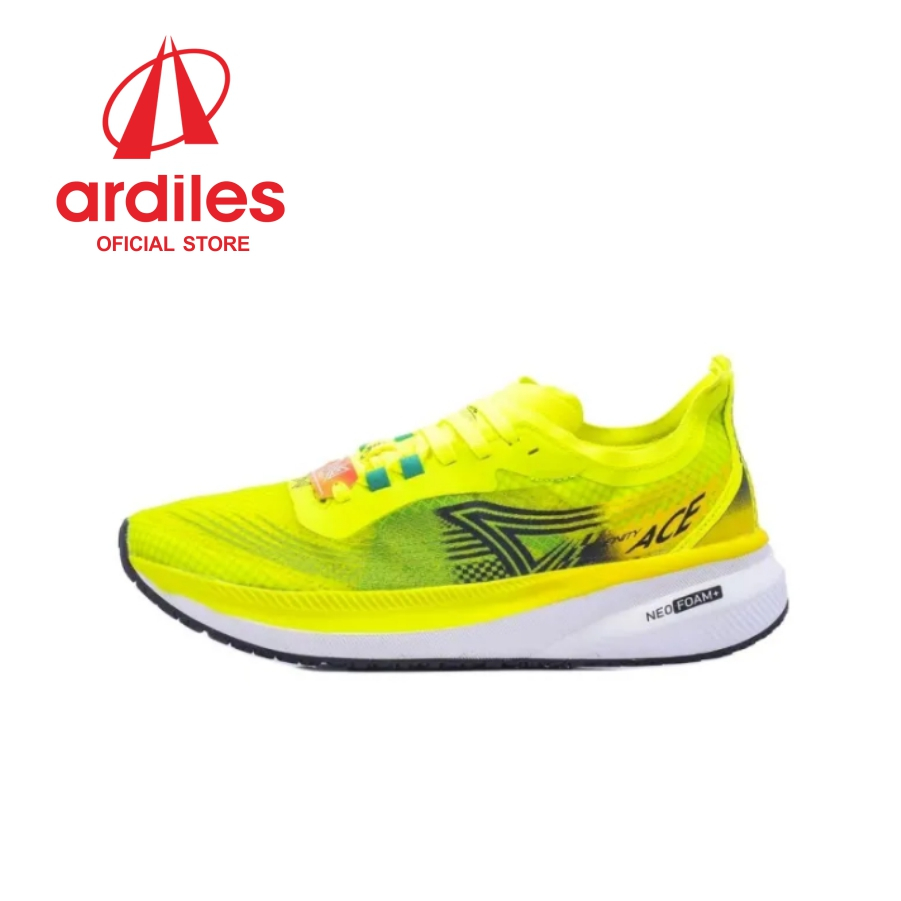 Ardiles Nfinity Ace Sepatu Running HIjau Citron Original