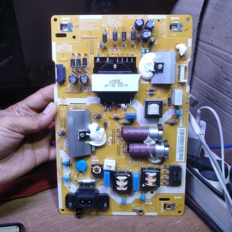 POWER SUPPLY SAMSUNG UA40N5000AK - SAMSUNG UA40N5000AK MESIN TV - PSU TV LED SAMSUNG UA40N5000AK