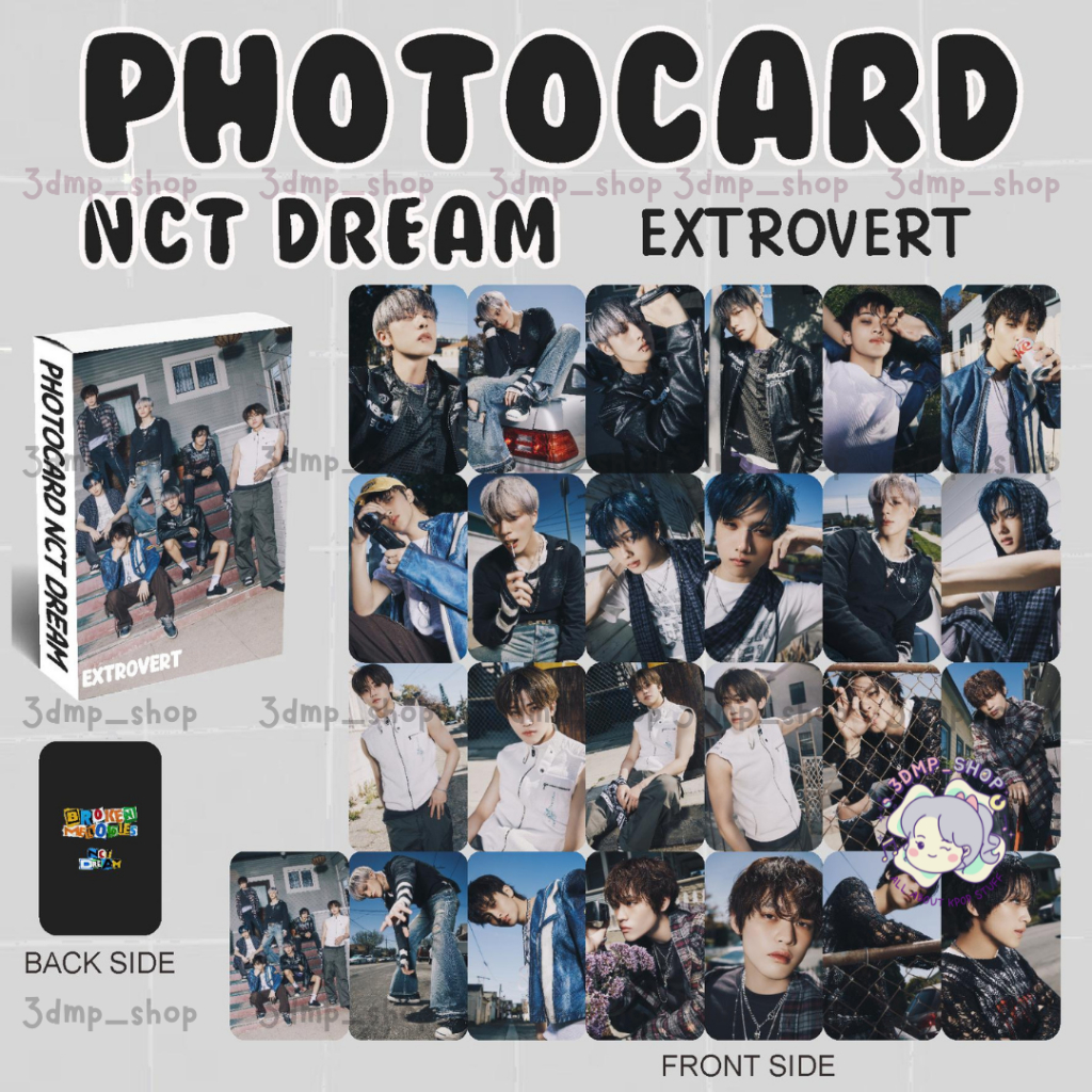 [2 sisi  - 25 lembar] Photocard nct dream broken melodies