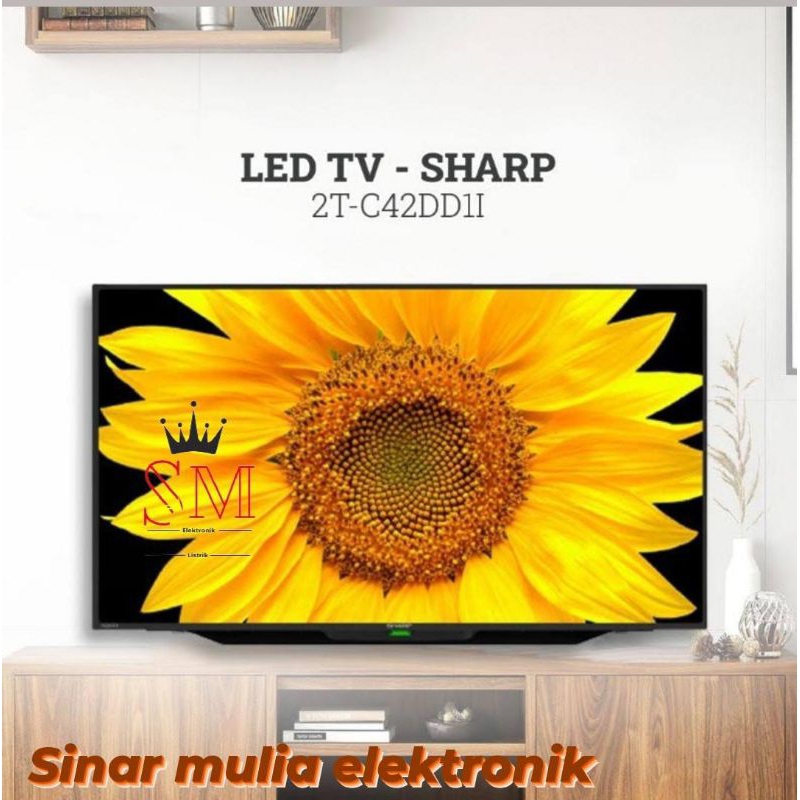 SHARP TV DIGITAL LED 42" 42inch 2T C42DD smart tv