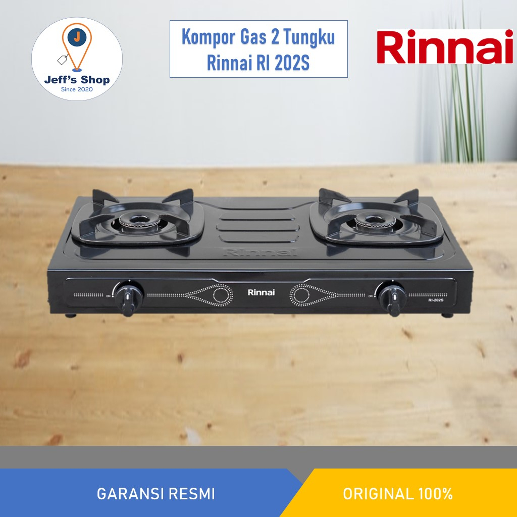 Rinnai Kompor Gas 2 Tungku RI 202S
