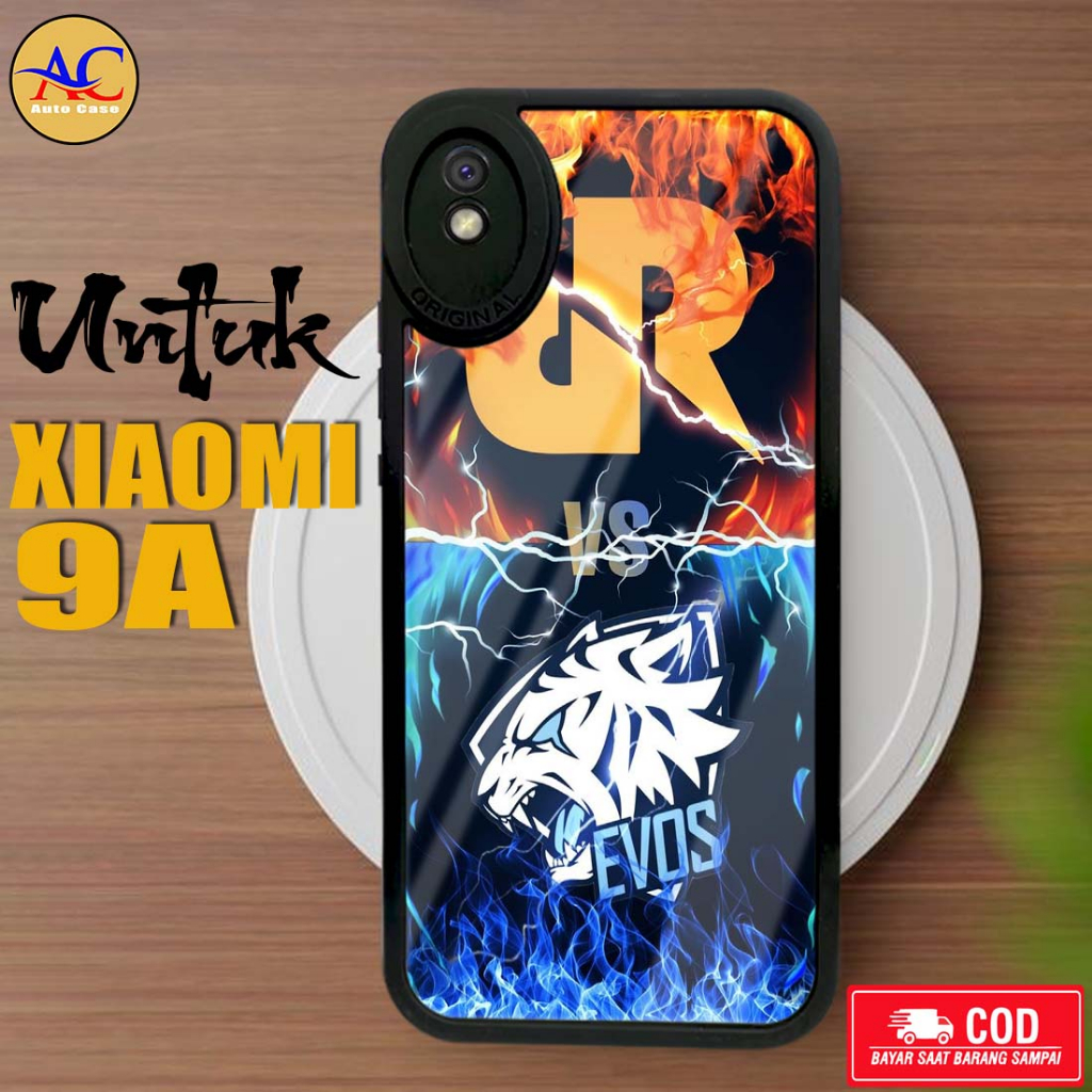 Case REDMI 9A 9AT Motif EVOS Auto Case83 Softcase Hp Casing 2D glossy kaca Hardcase 2D Bisa COD