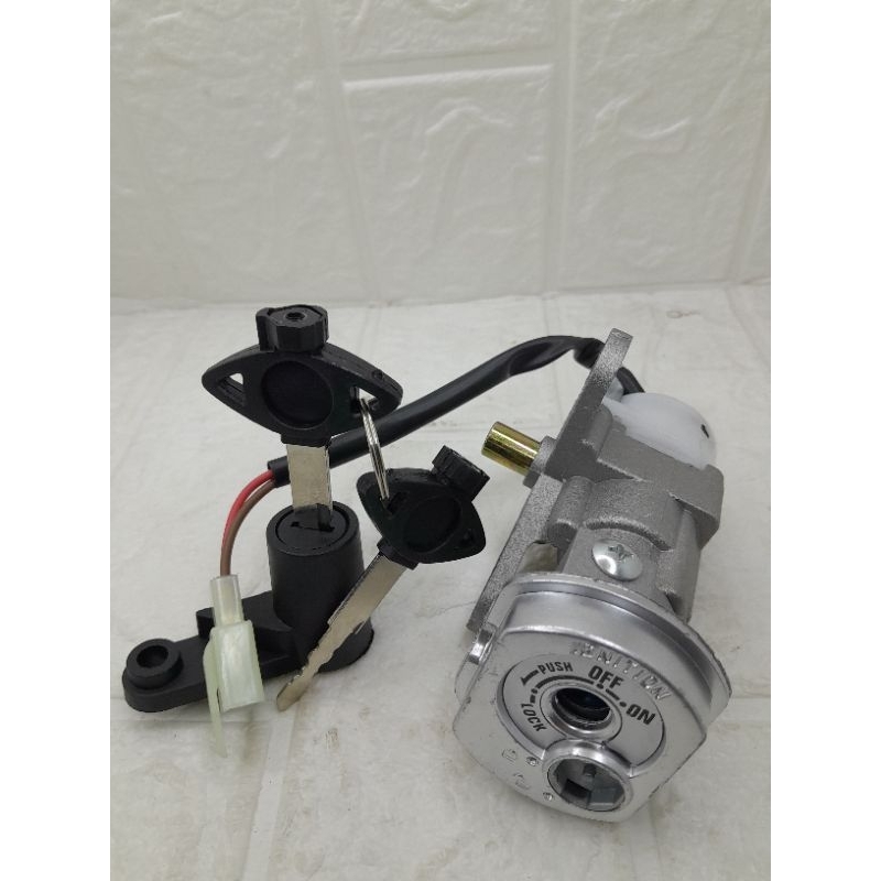 Kunci Kontak Set Plus Jok Mio Soul Fino Karbu / Kunci Kontak Assy Mio Soul Fino Karbu / Kunci Kontak