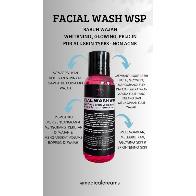 SABUN WHITE SUPER PINK / SABUN SUPER PELICIN WAJAH/FACIAL WASH GLOWING PINK