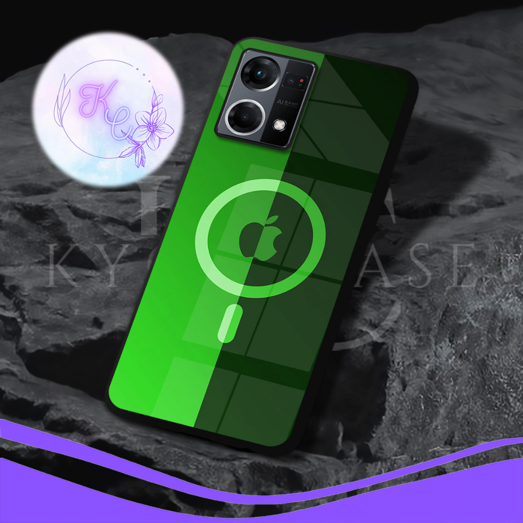 |GG12| KYON CASE OPPO RENO 7 8 F21 PRO 4G GLOSSY KILAU EFEK KACA | BAHAN CASING SOFTCASE & HARDCASE 