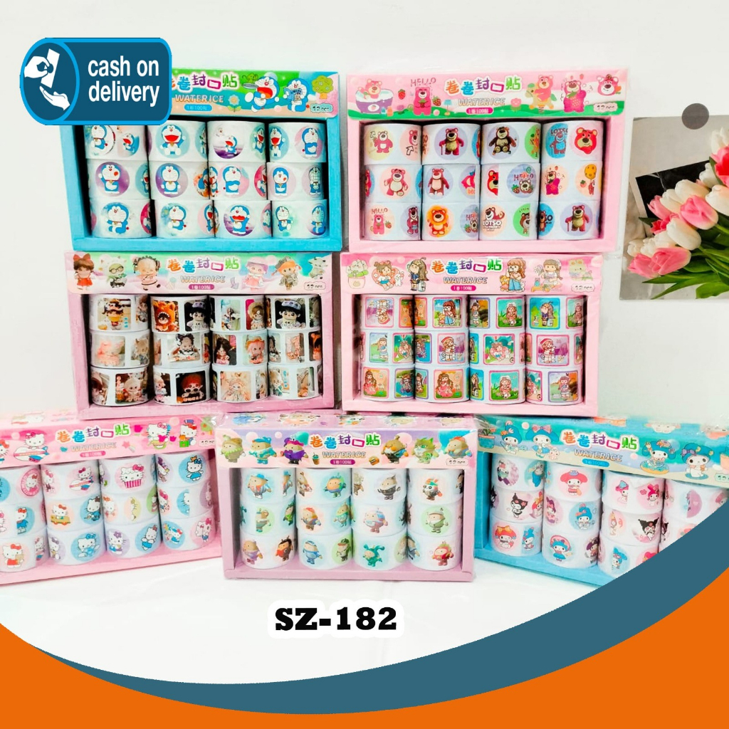 

WASHITAPE SZ-182 KARTUN (HARGA UNTUK 1 ROLL) WASHI TAPE SATUAN STIKER DECO TERMURAH COD ORIGINAL BAGUS LUCU IMUT KADO UNIK BAGUS