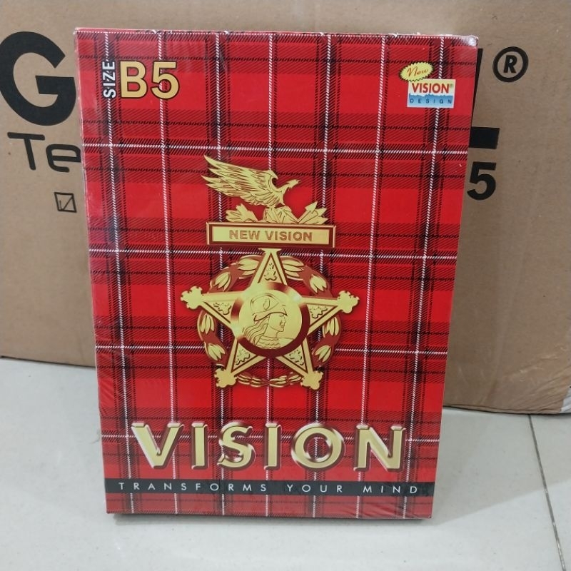 

( 1 Pack ) Buku Tulis Vision Boxy 36 Lembar