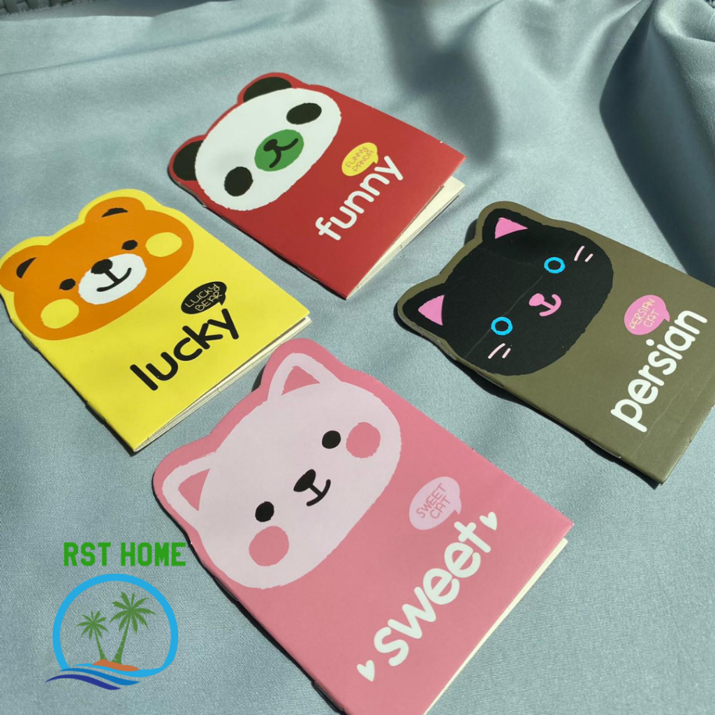 

Note Book A6 Mini Zoo Buku Diary yang lucu dan imut