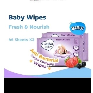 Tisu basah cussons