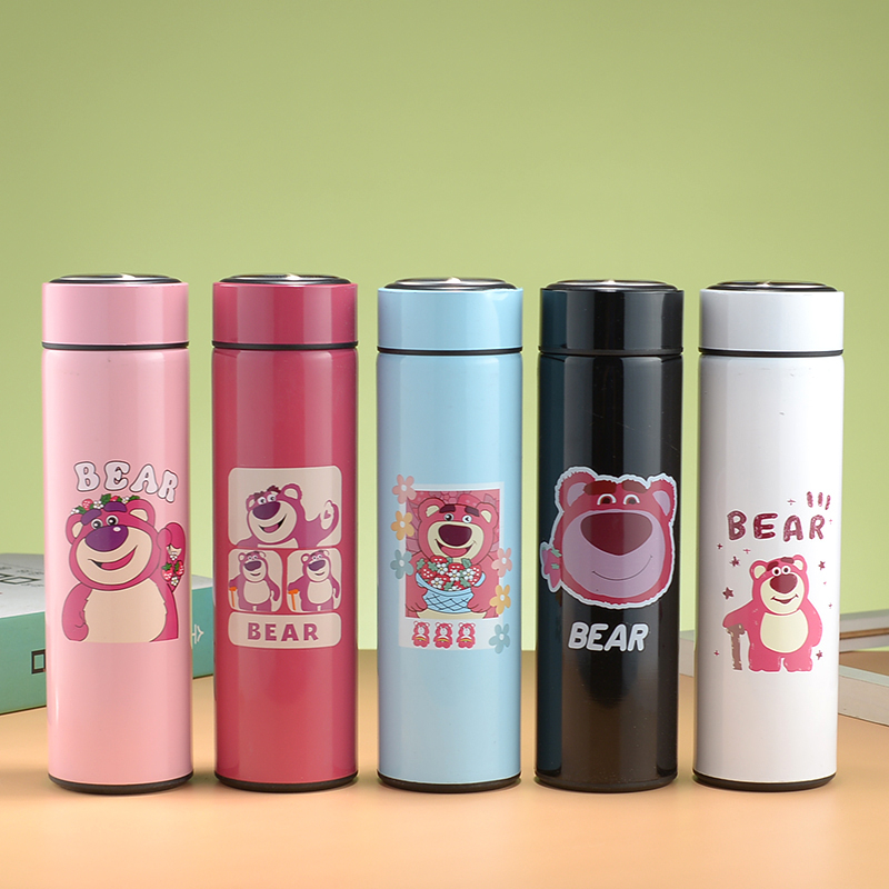 Termos Minum Stainless Steel Motif Bear Lotso , DisneyI Termos Botol Putar Motif  I 500ML I SUS 304 