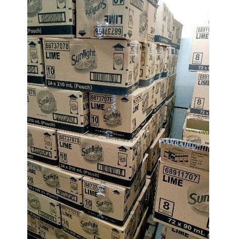(Grosir) Sunlight 5000an 1dus isi 24pcs (210ml) Sabun Cuci Piring