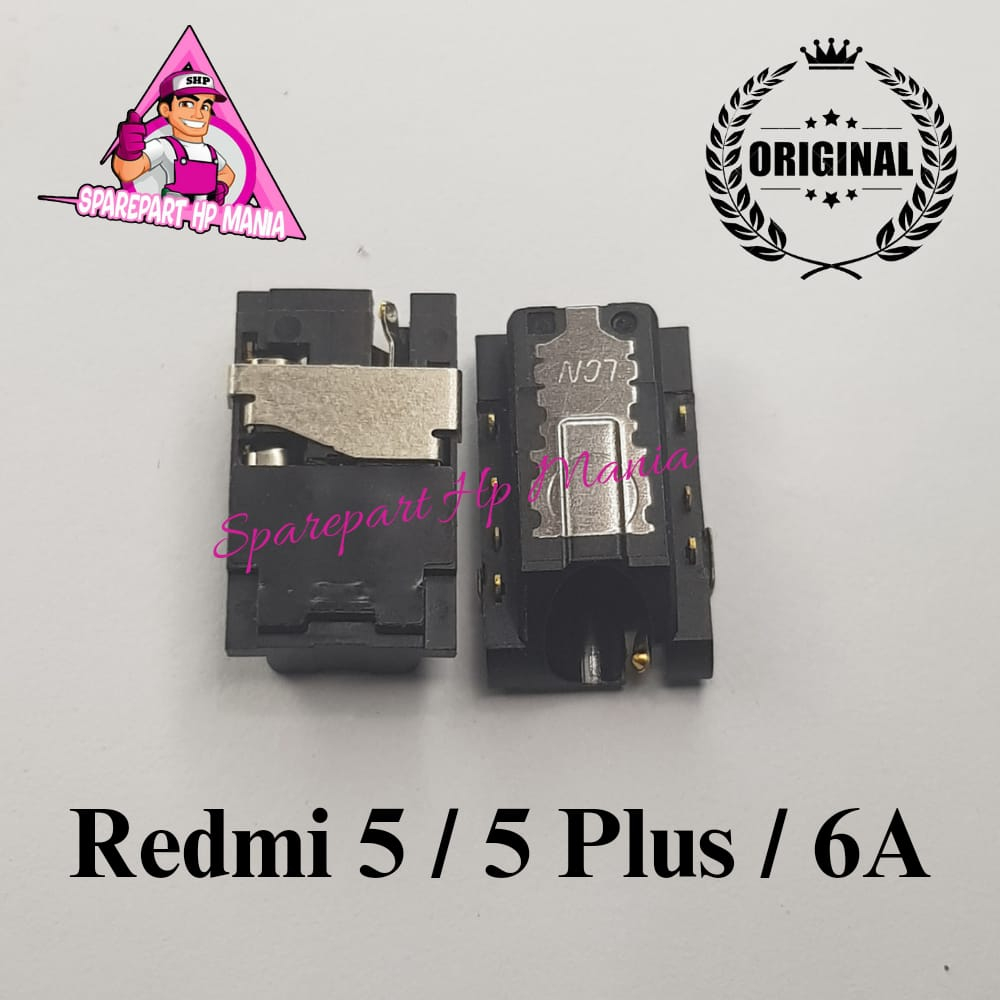 Konektor Headset Redmi 5 Plus 6A Connector Handsfree Jack Xiaomi Original