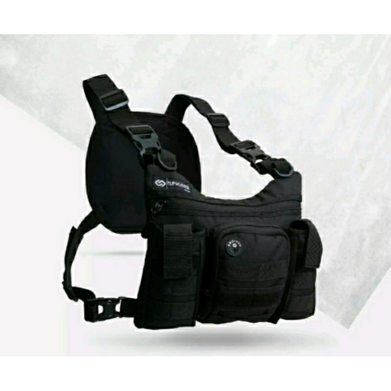 tas dada pria tactical outdor rompi pelindung dada