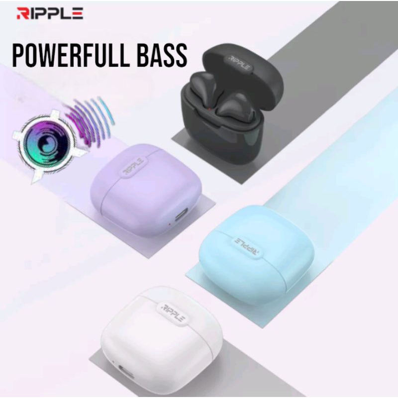 Ripple Rippods TRUE GO TWS Headset Bluetooth Earphone Handsfree Wireless Maga Bass