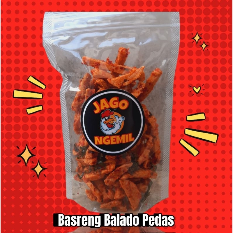 

Snack Basreng Balado Pedas Hot Jagongemil 100 gram