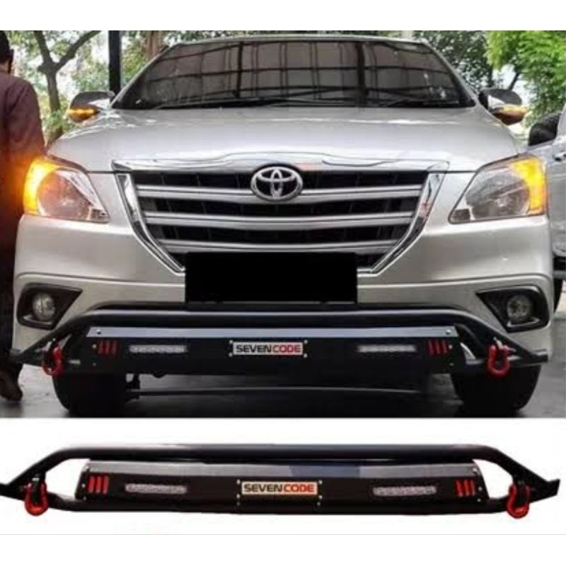 Tanduk depan front bumper guard inova 2014-2015