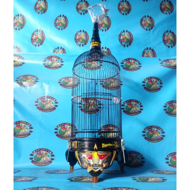 Aksesoris Sangkar Hewan Peliharan Burung Kecil,Sangkar Tebok Helopet Pvc decal