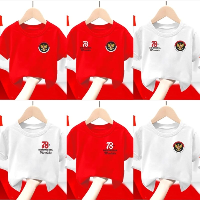 KAOS ANAK 17 AGUSTUS /KAOS ANAK HUT RI (17 agustus)