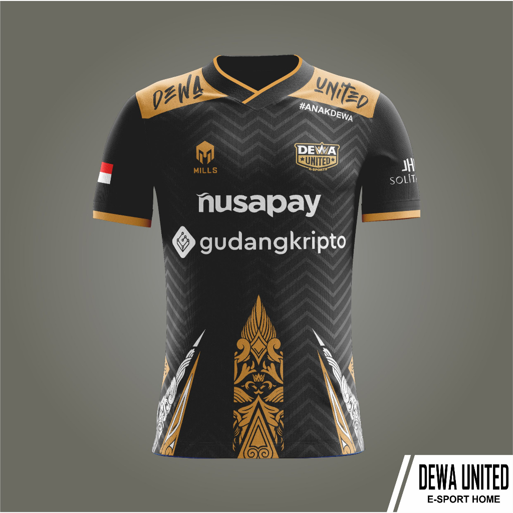 Jersey DEWA UNITED E-SPORT MPL ID 2023-2023 TERBARU Free Custom Nama