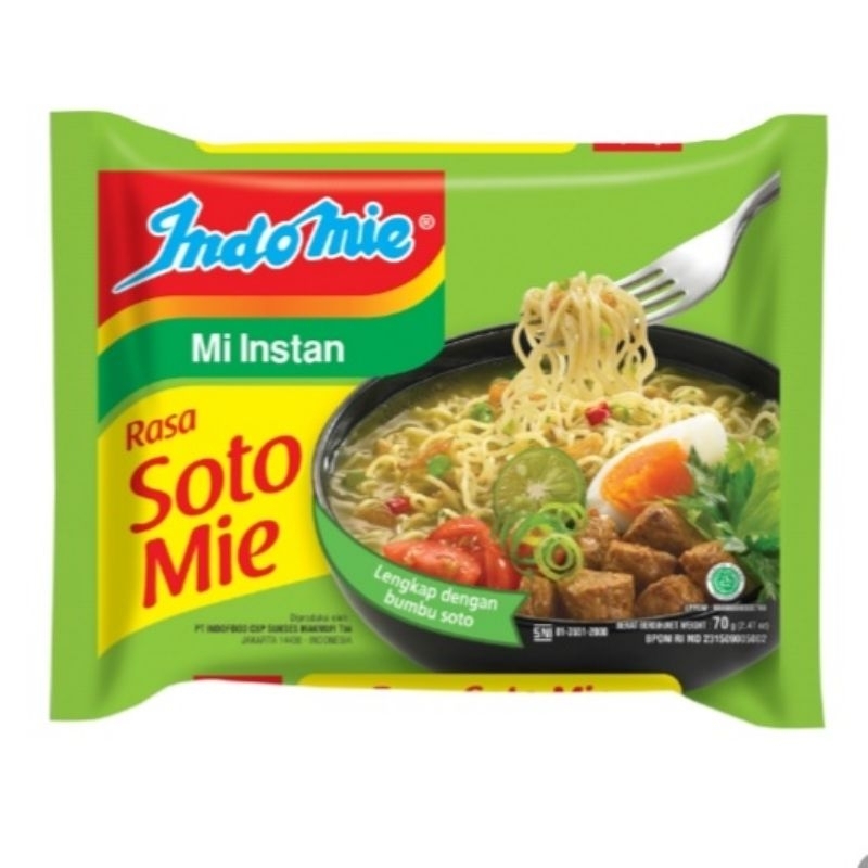 

INDOMIE MIE INSTANT - MIE SOTO ISI 5 PCS
